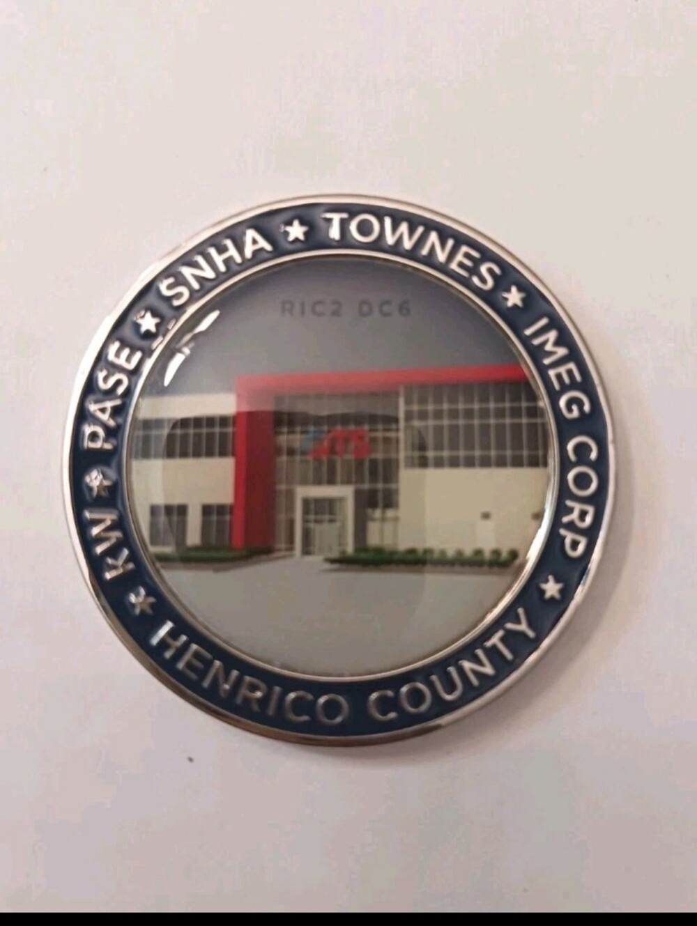 Vintage Old Stock Data Center Corporate Challenge Coin Henrico Virginia